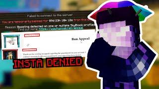False wipes & ban appeals are Hypixel Skyblock's greatest problem...
