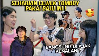 SEHARIAN CEWEK TOMBOY PAKAI BAJU INI DI TEMPAT UMUM !