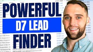 How To Build Laser Targeted Lists With D7 Lead Finder | Complete Tutorial