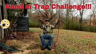 Hand In Trap Challenge!!! Who is next  #trapping #coyotes #kentucky