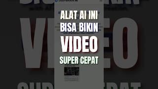 Bikin Video Ngebut Pake alat AI ini #kontenkreator #tipskreator #youtuberpemula #shorts