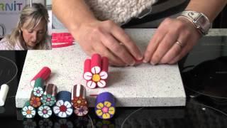 Polymer Clay Tutorials - How to make a flower cane