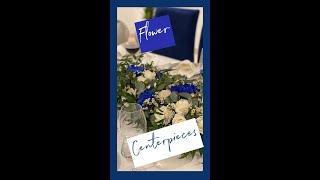 Flower centerpieces to match the home decor and furniture. How to set up flowers for dinner table.