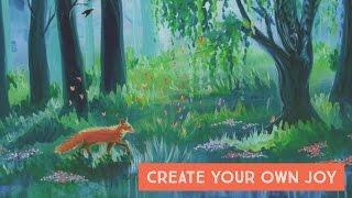 Create Your Own Joy Speed Painting