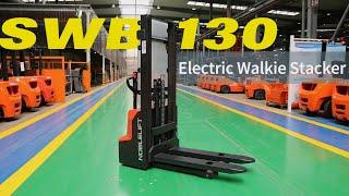 Noblelift's innovative masterpiece, - the SWB-130 pedestrian electric pallet truck