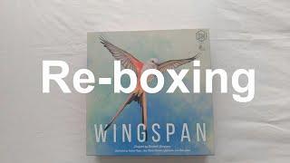 Re-boxing Wingspan & Expansions