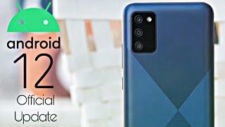 Samsung Galaxy A02s Android 12 ONE UI 4.1 Official Update (RELEASED)