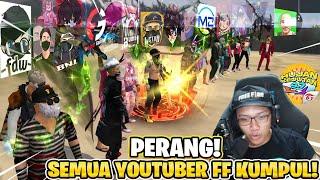 KUMPUL TERBESAR YOUTUBER FF! GILA SEMUANYA KOMPAK BANGET!