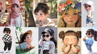 Cartoon girl dpz|Cute cartoon baby dp| Anime dp photo| unique whatsapp dpz for profile