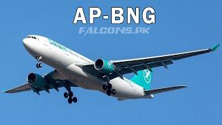 Serene Air Airbus A330 | AP-BNG approaches for landing at Islamabad International Airport