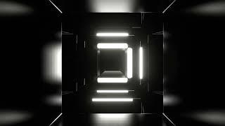 White Strobes Through Square in Tunnel Background VJ Loop in 4K