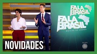 Mariana Godoy e Sergio Aguiar dão detalhes sobre nova fase do Fala Brasil