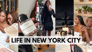 NEW YORK CITY LIFESTYLE VLOG! Epic Dinners, Spa Day with Pandora & a New Bag  MONROE STEELE