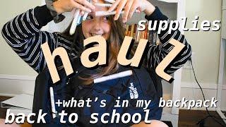 highschool school supplies HAUL + whats in my backpack SOPHMORE YEAR