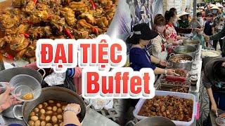 Tuyệt đỉnh 700 món ăn đãi đại tiệc buffet ở cổng bệnh viện tai nạn lớn nhất Sài Gòn I Phong Bụi