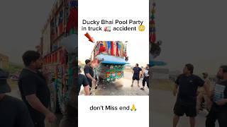 Ducky Bhai pool party m Banda h howa Bhot Zakhmi #duckybhai #injury #trendingshorts #mamavloge