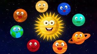 lagu planet tata surya untuk anak-anak belajar planet galaksi planet song Kids Educational Rhymes