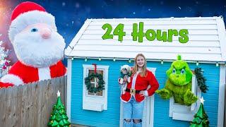 Assistant Spends 24 Hours with Santa and Grinch in Holiday Town