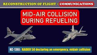 Mid-air COLLISION. A Lockheed KC-130J Hercules collided with Lockheed Martin F-35B during refueling