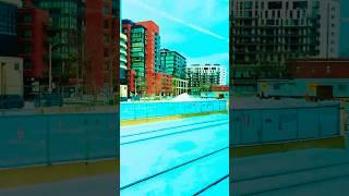 Toronto Pearson Airport Train Ride #trainride  #exploretoronto #shorts #youtubeshorts #travel #short