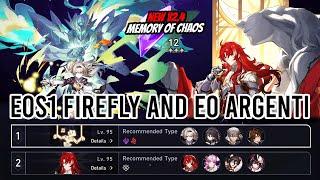 New v2.4 MoC 12 First Clear - E0S1 Firefly Superbreak and E0 Argenti Hypercarry | Honkai Star Rail