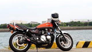 Kawasaki激シブ【ZEPHYR400】MADMAXショート管サウンド