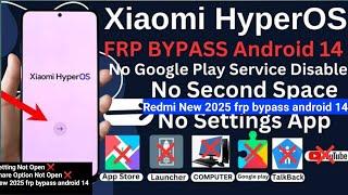 Xiaomi/Redmi/Poco Android 14 HyperOs FRP Bypass New Security | Gmail Lock Remove Xiaomi All Model