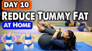 Day 10: Reduce Tummy Fat Class Workout | Lose 10kg at home | 25 Days Weight Loss challenge