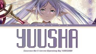 Sousou no Frieren - Opening FULL "Yuusha" by YOASOBI (Lyrics)