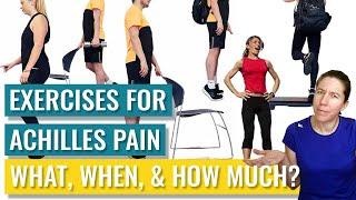 Exercises For Achilles Tendonitis/Tendinopathy - What, When, How Often?