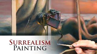 Process of Painting a Surrealism oil Artwork | Tri Le
