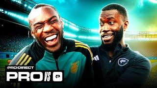 THE BEST LAUGH IN FOOTBALL  WEST HAM'S MICHAIL ANTONIO VS HARRY PINERO IN PRO VS PRO:DIRECT ️