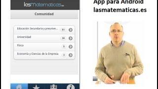 Matemáticas - App de lasmatematicas.es