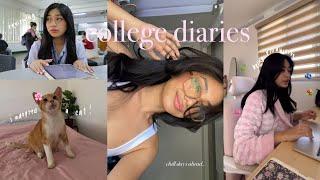 COLLEGE DIARIES | adopting cats, running errands, chill days 