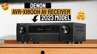 New 7.2 Channel AV Receiver - Denon AVR-X1800H Review (2023 Model)