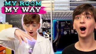 Robotics Whiz Kid Transforms His Room Into a SCIENCE LAB! | MY ROOM MY WAY