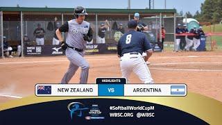 Highlights | Game 18 New Zealand vs Argentina | 2024 WBSC Men's Softball World Cup - Group B