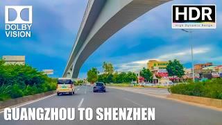 Driving from Guangzhou to Shenzhen: Traveling on China's highways