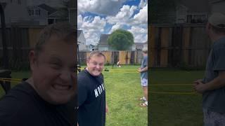 Possibly the dumbest UnDodgeball game ever… #sports #dodgeball #funny #football #slingshot #throw