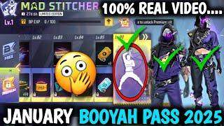 January Booyah Pass 2025| New Year Booyah Pass Free Fire kaise hai ? January Booyah Pass emote Event