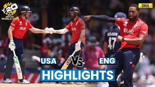 ENG Vs USA Highlights: England Thrash United States Of America By 10 Wickets | T20 World Cup 2024