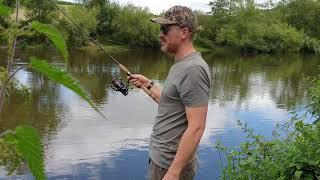 River Wye Fishing - Relaxing On The River Bank - Will Bailey Fishing