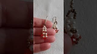 DIY orecchini con perle - DIY earrings perle   #handmadejewelry #tutorialjewelry #shortsyoutube