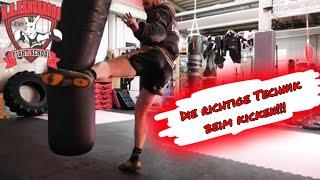 Die richtige Technick beim Kicken !!! #Kickboxen #K1