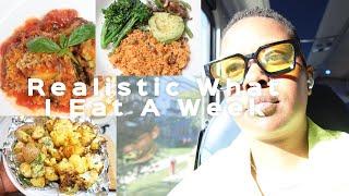 Realistic What I Eat A Week Meatless Edition + NY Liberty Games