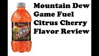 Mountain Dew Game Fuel Citrus Cherry Flavor Review