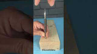 Пружинный пробойник в работе