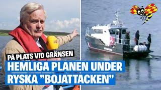 Expressen vid gränsen mot Ryssland – besöker platsen för ryska ”bojstölden”