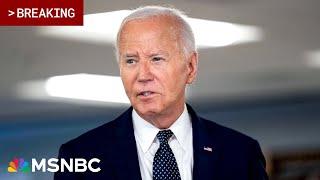 Biden releases statement that he is dropping out of the 2024 presidential race