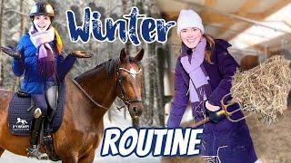 MY MORNING ROUTINE IN THE STABLE *WINTER EDITION